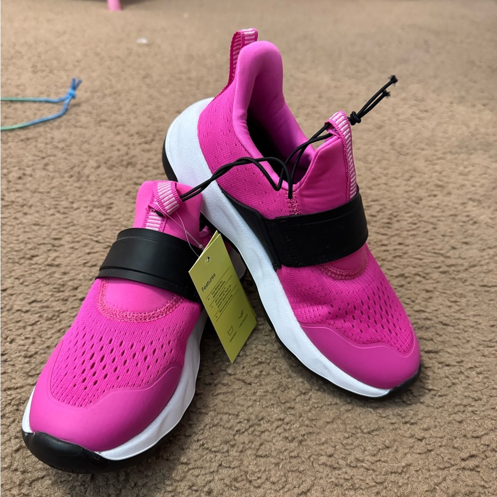 All in Motion Kids Fuchsia and Black Sneakers